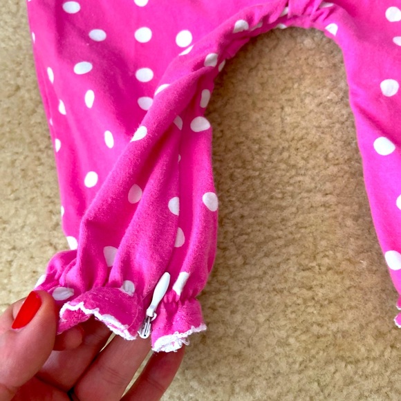 Florence Eiseman Pink Polka Dot Baby Girl Bubble - Picture 5 of 9